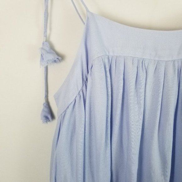 Morgan Carper Cornflower Ruffled Hem Midi Dress - Picture 5 of 11